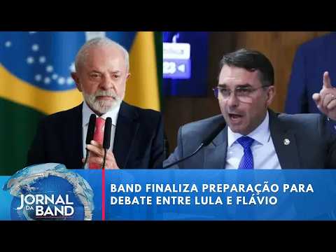 Band finalizes preparations for debate between Lula and Flávio Bolsonaro | Jornal da Band