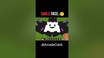 This Smiley Face is Made of Dragon Heads 🤯 #minecraftshorts #minecraft