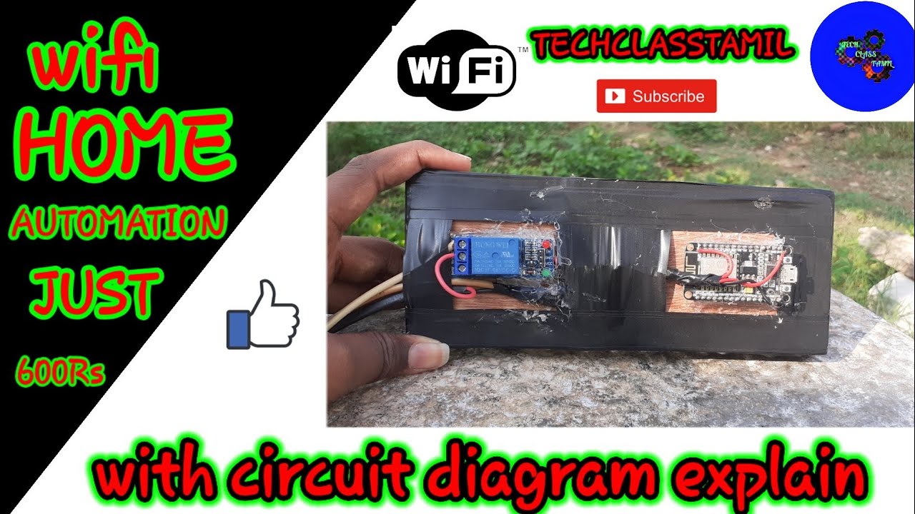 home automation project using esp8266 in tamil TECH CLASS TAMIL - YouTube