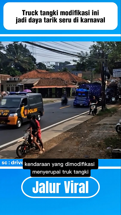 Truck tanki modifikasi ini jadi daya tarik seru di karnaval#shorts