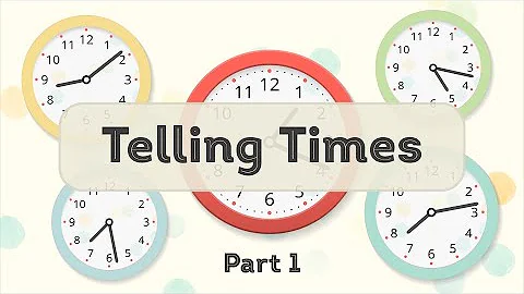 Telling Times AM; PM (12-hour system)