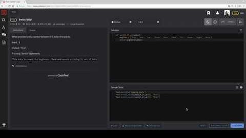 CodeWars - Switch it Up - 021818