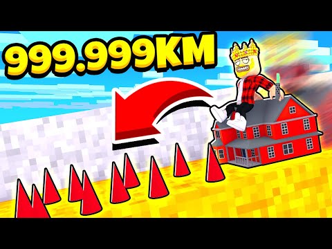 Видео: РОБЛОКС ДОМ ПРОТИВ ГИГАНТСКОГО СЛАЙДА 999.999КМ! ROBLOX Slide House Tumble