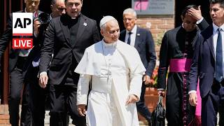 LIVE: Pope Leo XIV visits a prison in Spain