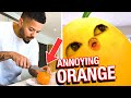 ATTACK OF THE ANNOYING ORANGE 🍊😂 •Try not to laugh* #Shorts