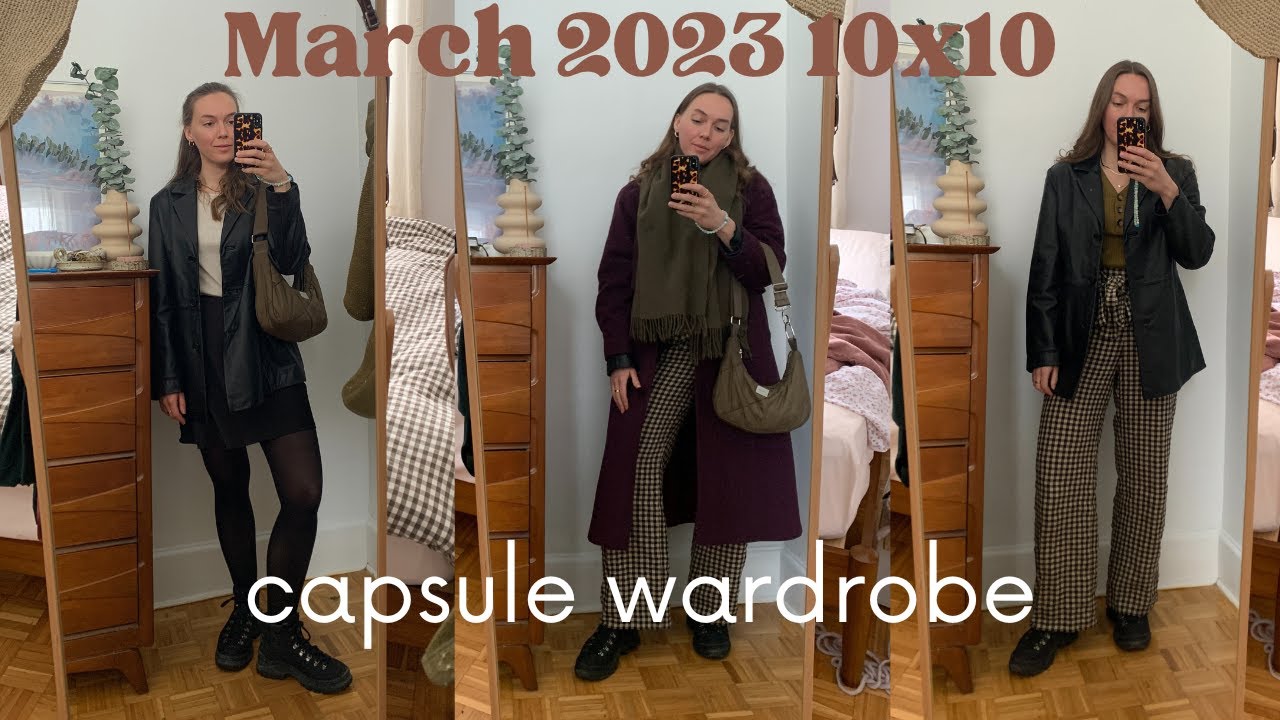 March 2023 10x10 Capsule Wardrobe | What I wear in a week