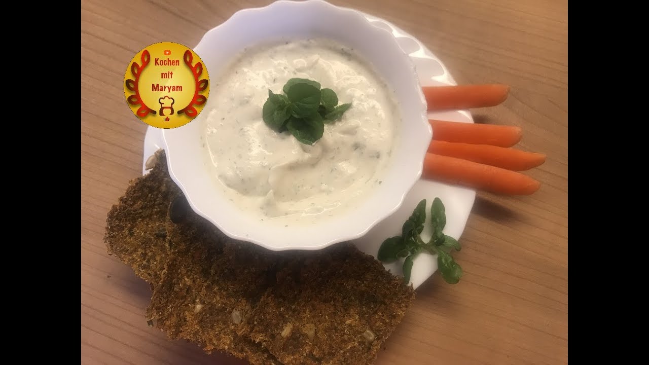 Vegane saure Sahne / köstlicher Cashew Dip - YouTube