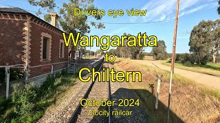 Drivers eye view, Wangaratta to Chiltern, Oct 2024