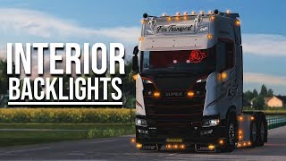 Interior Lights & Backlights All Trucks Euro Truck Simulator 2 Mod