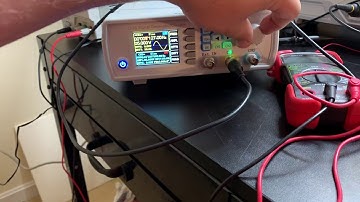 Testing speaker with signal generator