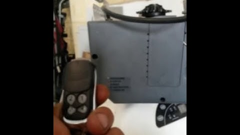 Dominator garage door remote control programming