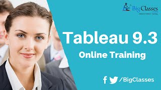 Tableau 9.3 Online Training | Tableau Training for Beginners