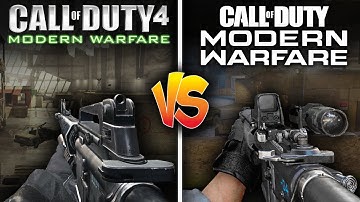"KILLHOUSE" Map Comparison - Call of Duty 4 vs Modern Warfare (2007/2021)