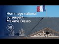 Hommage national au sergent Maxime Blasco