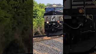 CN #5288 steam locomotive being hauled to Pennsylvania by NS