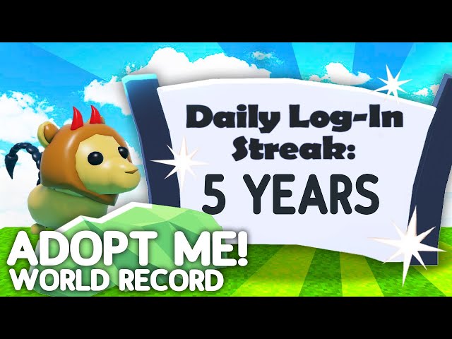 Adopt Me 1K Log-In Daily Streak : r/roblox