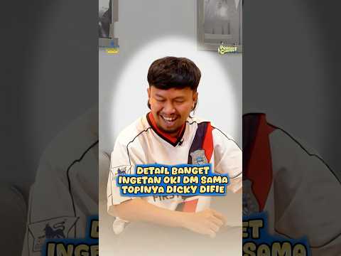 Detail banget ingetan Oki Dm sama topinya Dicky Difie