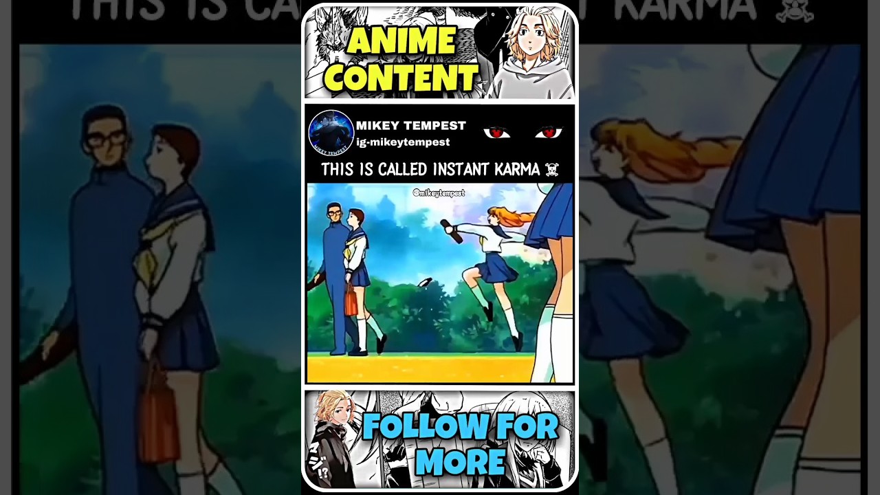 THIS IS CALLED INSTANT KARMA ☠️ 