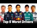 Top 5 Worst Formula 1 Drivers in 2023