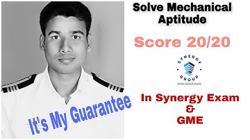 How to Solve Mechanical Aptitude TIPS& TRICKS(Synergy Exam 2020) | Score Full Marks (20/20) |