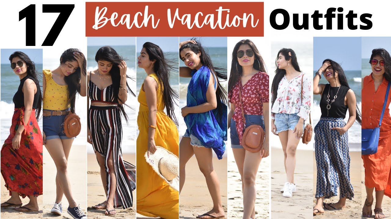 17 Beach Vacation Outfits | Beach lookbook | beach girl dress haul ...