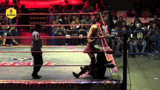 Sexy Dulce vs Lady Flammer vs H. de Gatúbela- Baja Wrestling