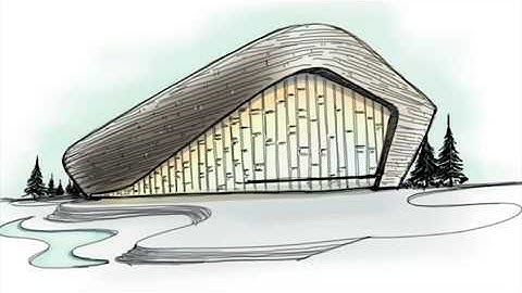 40 min. architectural design sketch video using Sketchbookpro