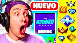 MI PRIMERA VEZ JUGANDO *RANKEDS* en FORTNITE y SOY ESTE RANGO...