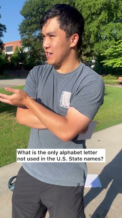 What is the only alphabet letter not used in the U.S. State names