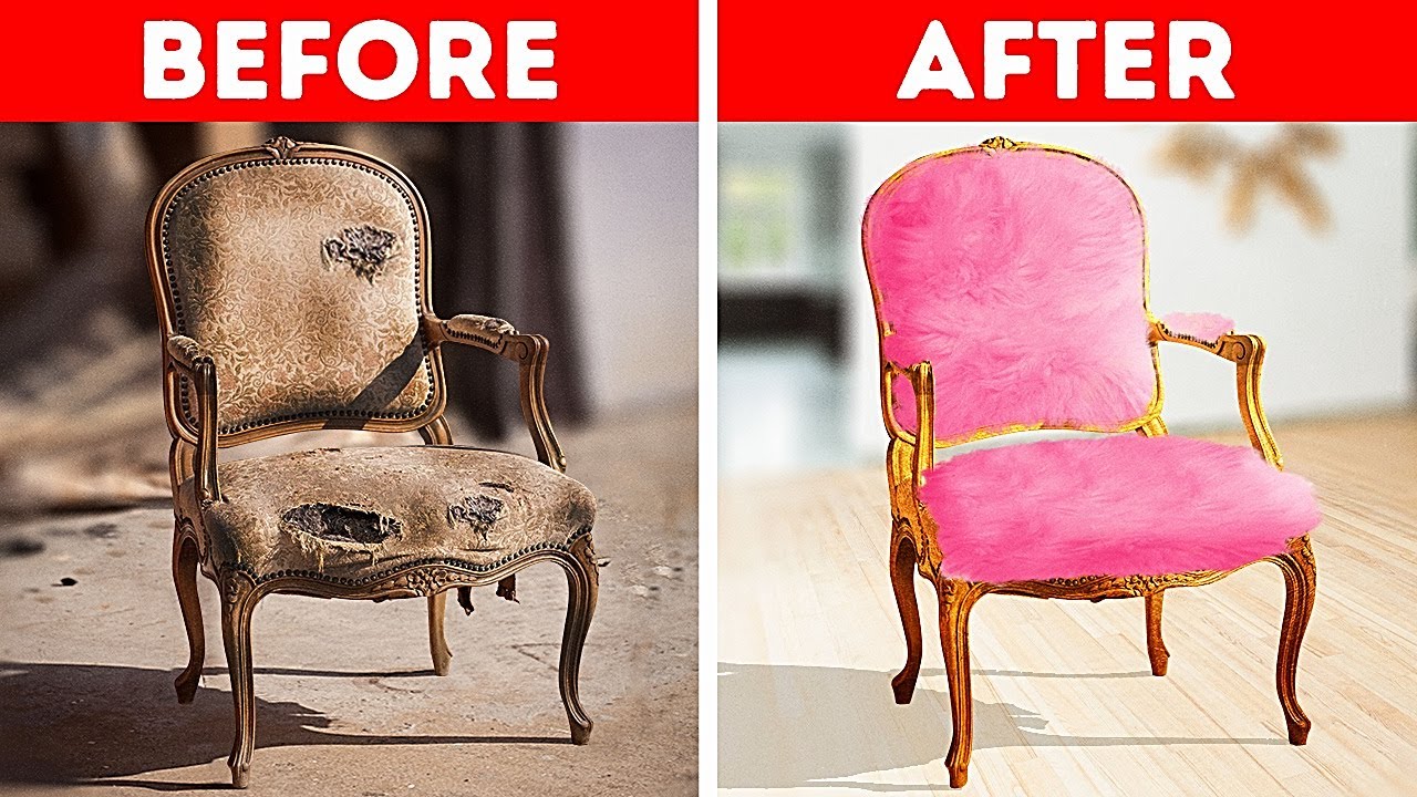 New Life For Old Chair || Huge Craft Projects