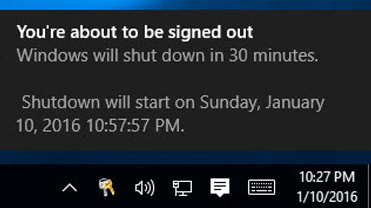 How to Schedule Auto Shutdown in Windows 10 (only 2 Click ) - YouTube