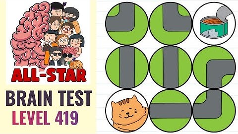 Brain Test All Star Level 419 | The cat must reach to the food | Walkthrough