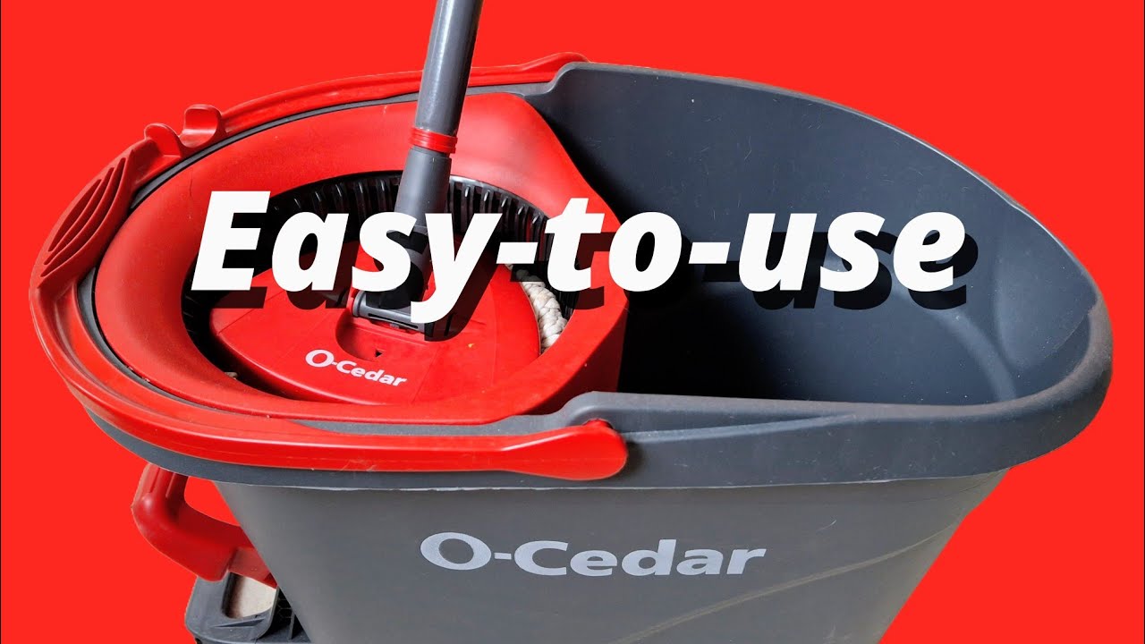 How to use the original O'cedar spin mop - YouTube