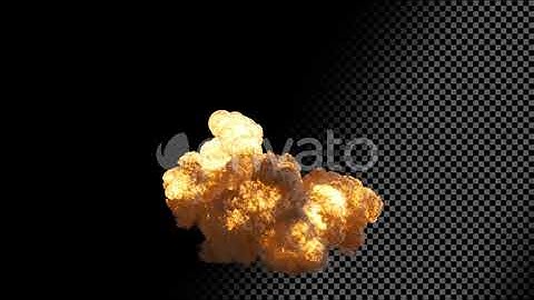 Big Explosion with Alpha 4K | Motion Graphics - Envato elements
