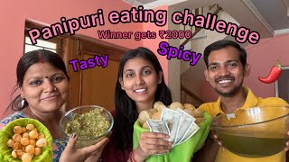 Panipuri Eating Challenge | winner will get ₹2000