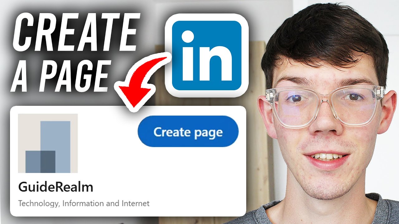 How To Create Linkedin Company Page - Step By Step - YouTube
