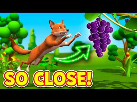 દાદી કથાઓ | Grandma Stories Gujarati & English I The Fox and The Grapes stories #pebblesgujarati