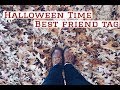 Halloween best friend tag  pumpkin carving