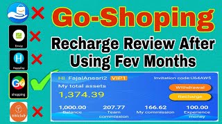 Go Shopping Review / this app is gone  | Go shopping payment proof | Do not recharge on it screenshot 3