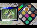 Notoriously Morbid Absinthe and Lace Palette - Swatches and Looks - Indie Makeup