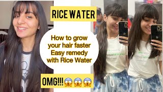 Grow your hair fast with Rice water?Apne hairs ko jaldi se lambe kre is ek asaan tarike se??