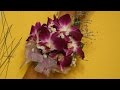 How to make a wrist corsage with dendrobium orchids