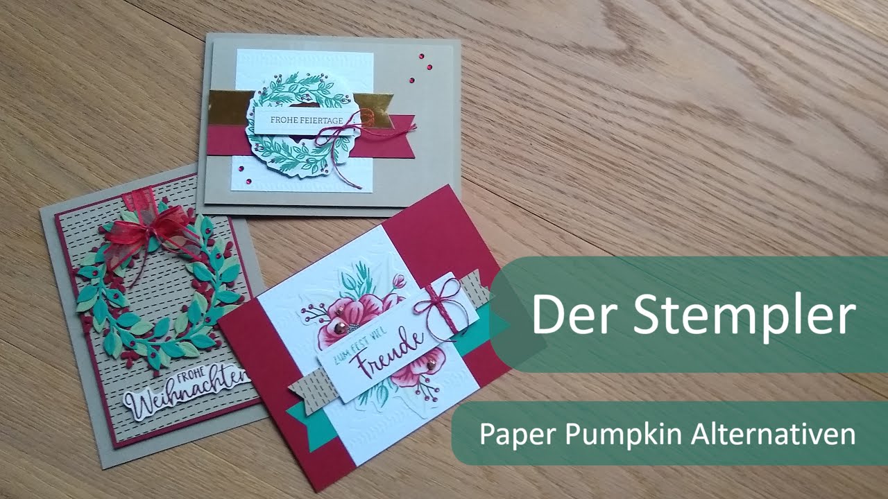 Paper Pumpkin "Feiertage voller Freude" Alternativen | Der Stempler ~ Stampin Up!
