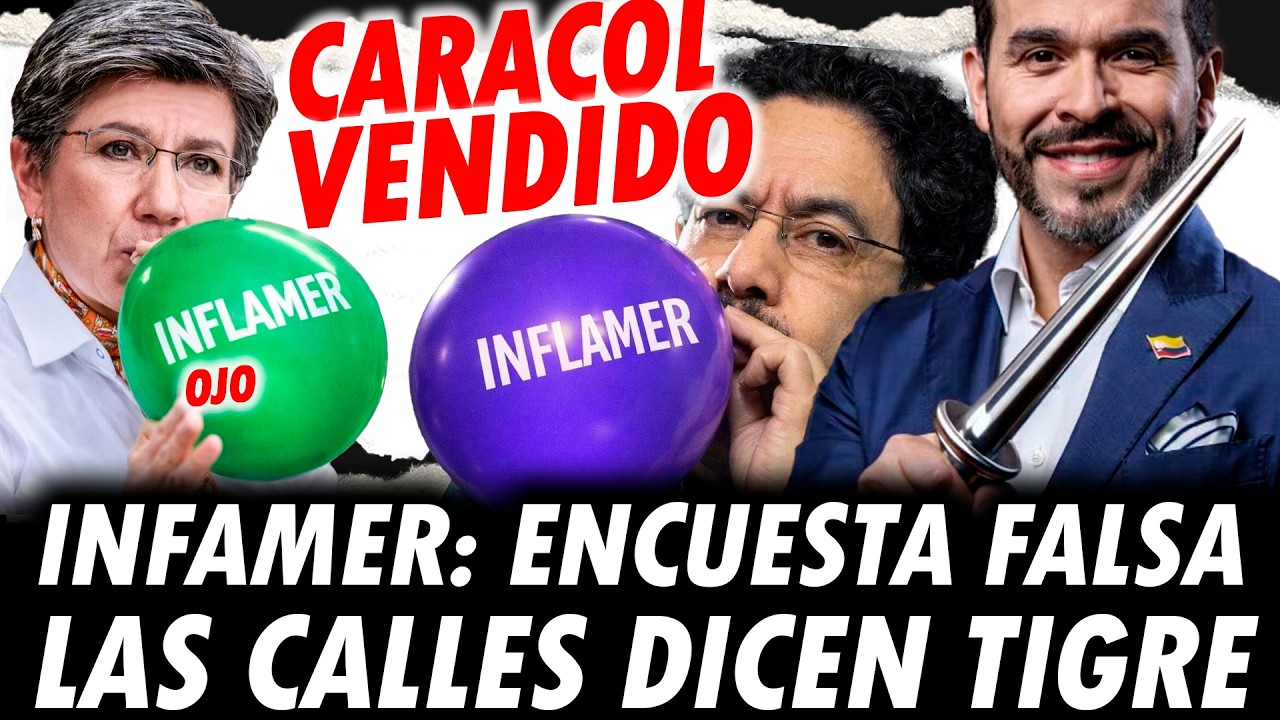 ENCUESTA FALSA SE INVAMER | CARACOL VENDIDO | Espriella presidente  | CEPEDA URIBE BERMEO COMANDANTE