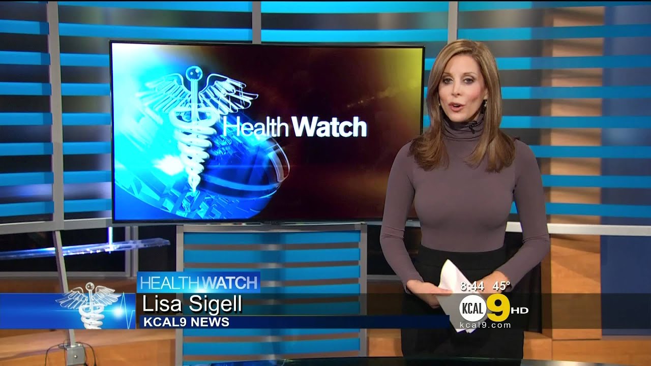 Lisa Sigell 2011/12/15 CBS2 KCAL9 HD; Tight grey turtleneck