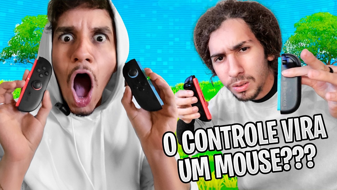 EU TESTEI O MODO MOUSE DO SWITCH 2 NO FORTNITE!