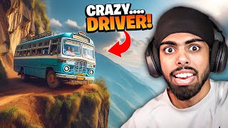 DRIVING MY BUS ON DANGEROUS ROADS... screenshot 4