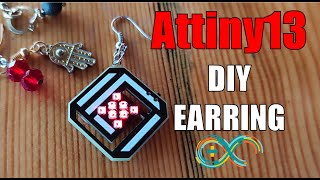 Arduino Attiny13 Electronics Earrings | PCB Art