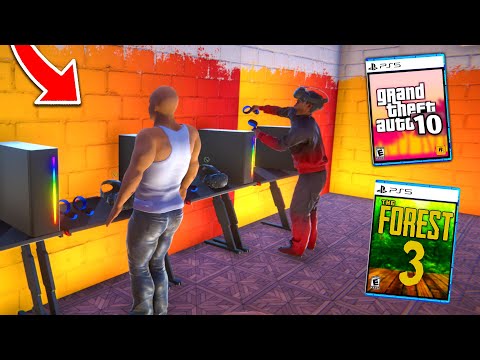 SALA MEA de GAMING! GTA 10 si THE FOREST 3, EP3