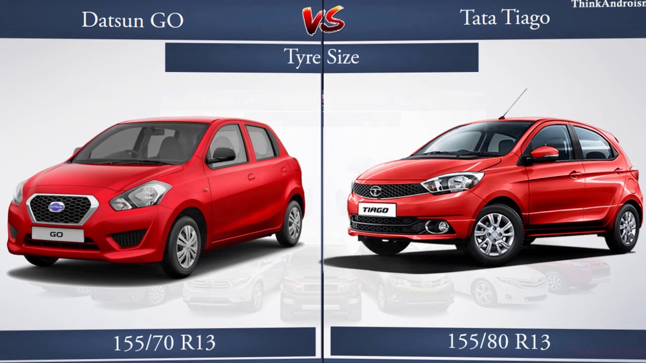 Datsun GO vs Tata Tiago Comparison - YouTube